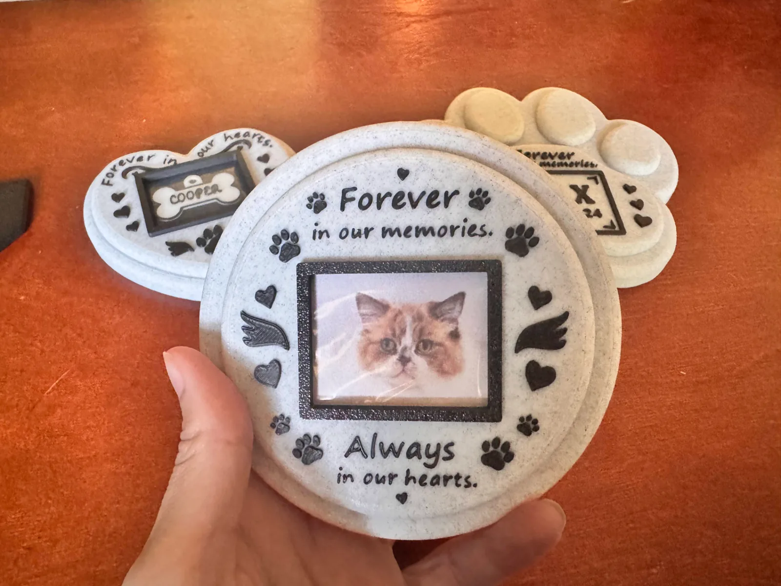 Piedra conmemorativa para mascota impreso en 3D, foto 4