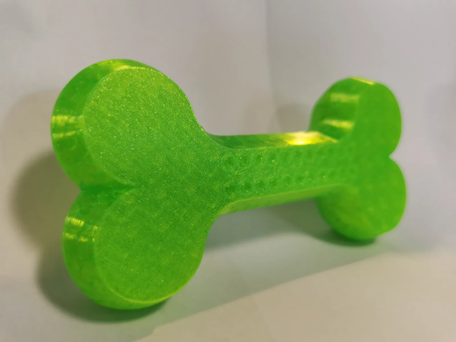 Osso flexível de TPU para cachorro impresso em 3D, foto 3