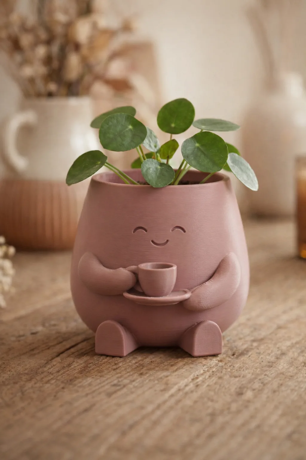 Matera tierna con taza de café impreso en 3D, foto 5