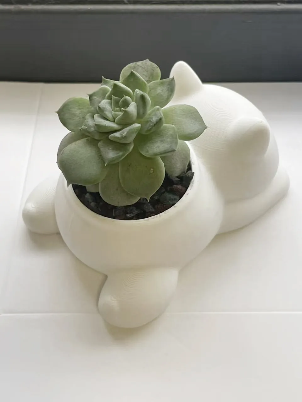 Matera gatito dormilón impreso en 3D, foto 3