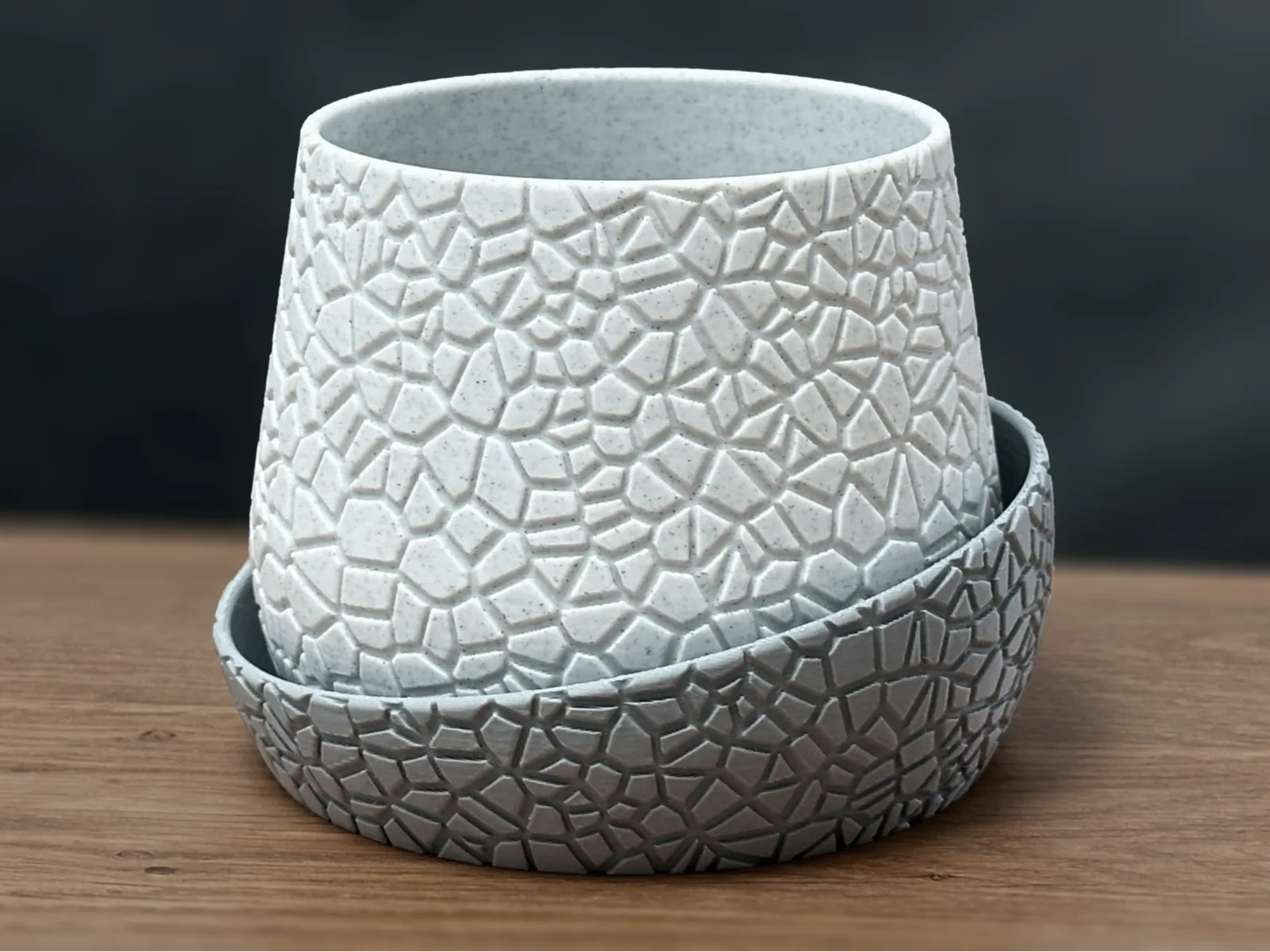 Matera textura piedra con plato