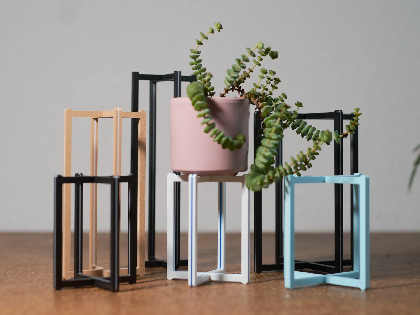 Suportes para vasos de encaixe