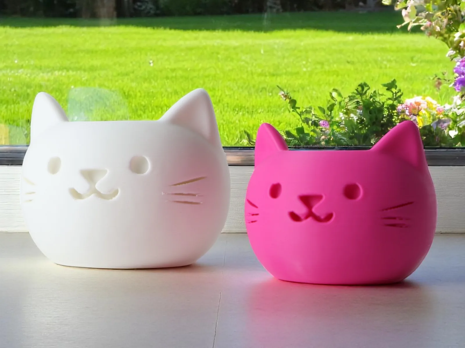 Matera gatito sonriente impreso en 3D, foto 5