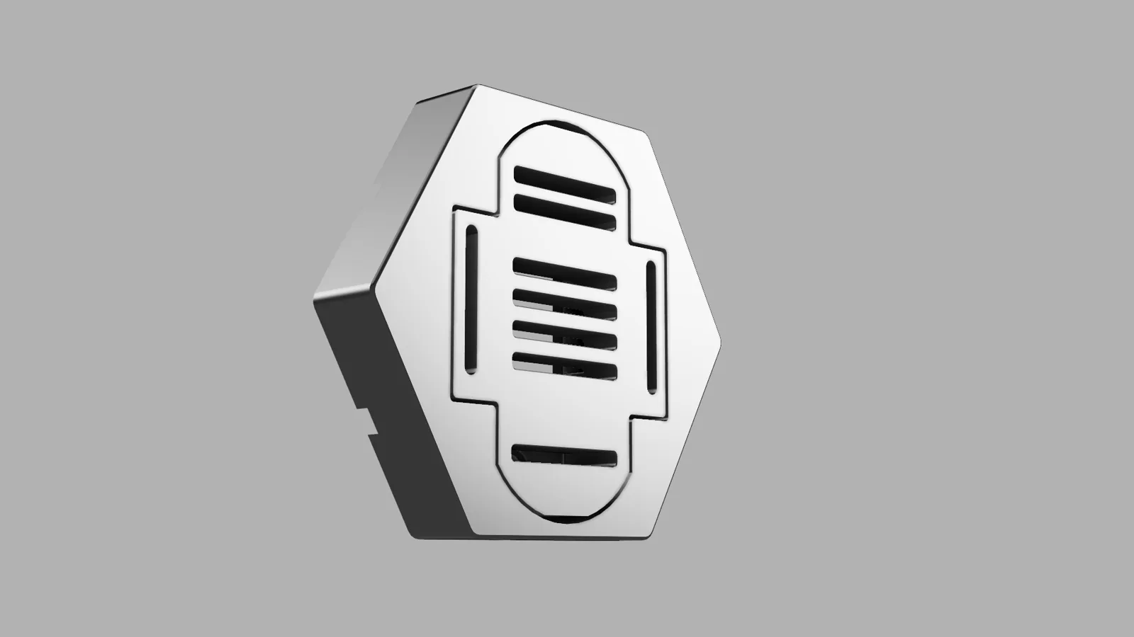 Medallero hexagonal modular con imanes impreso en 3D, foto 3