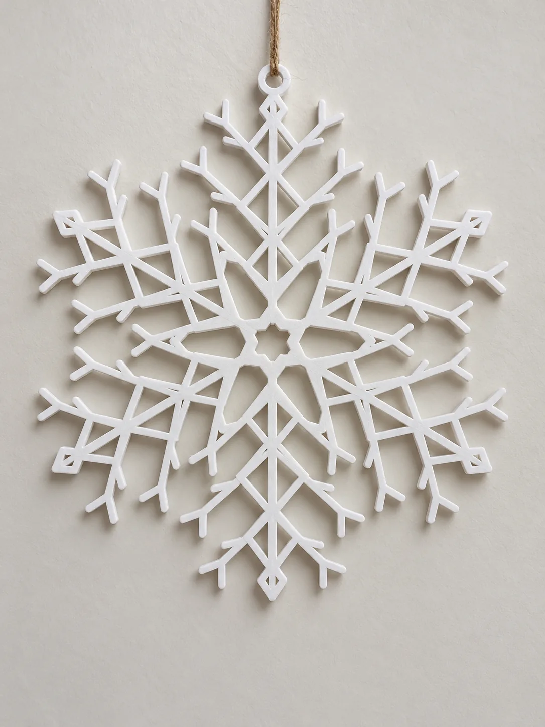 Floco de neve geométrico Cristal XL impresso em 3D, foto 3
