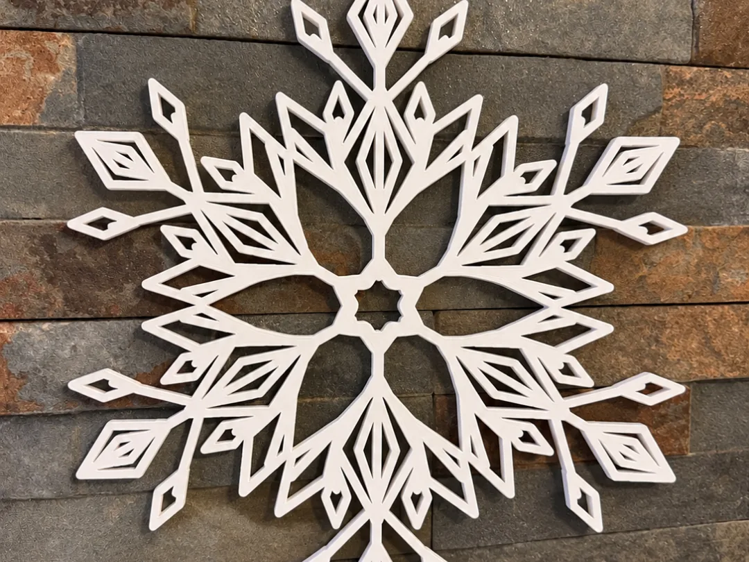 Copo de nieve geométrico Diamante XL