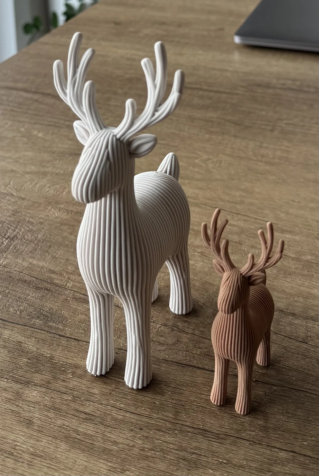 3D printed Nordic ribbed reindeer, photo 3