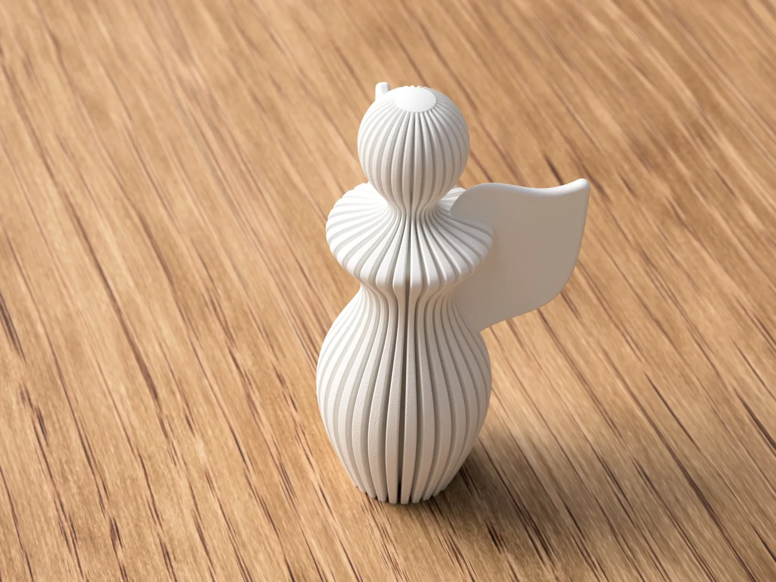 Ángel escultura moderna impreso en 3D, foto 2