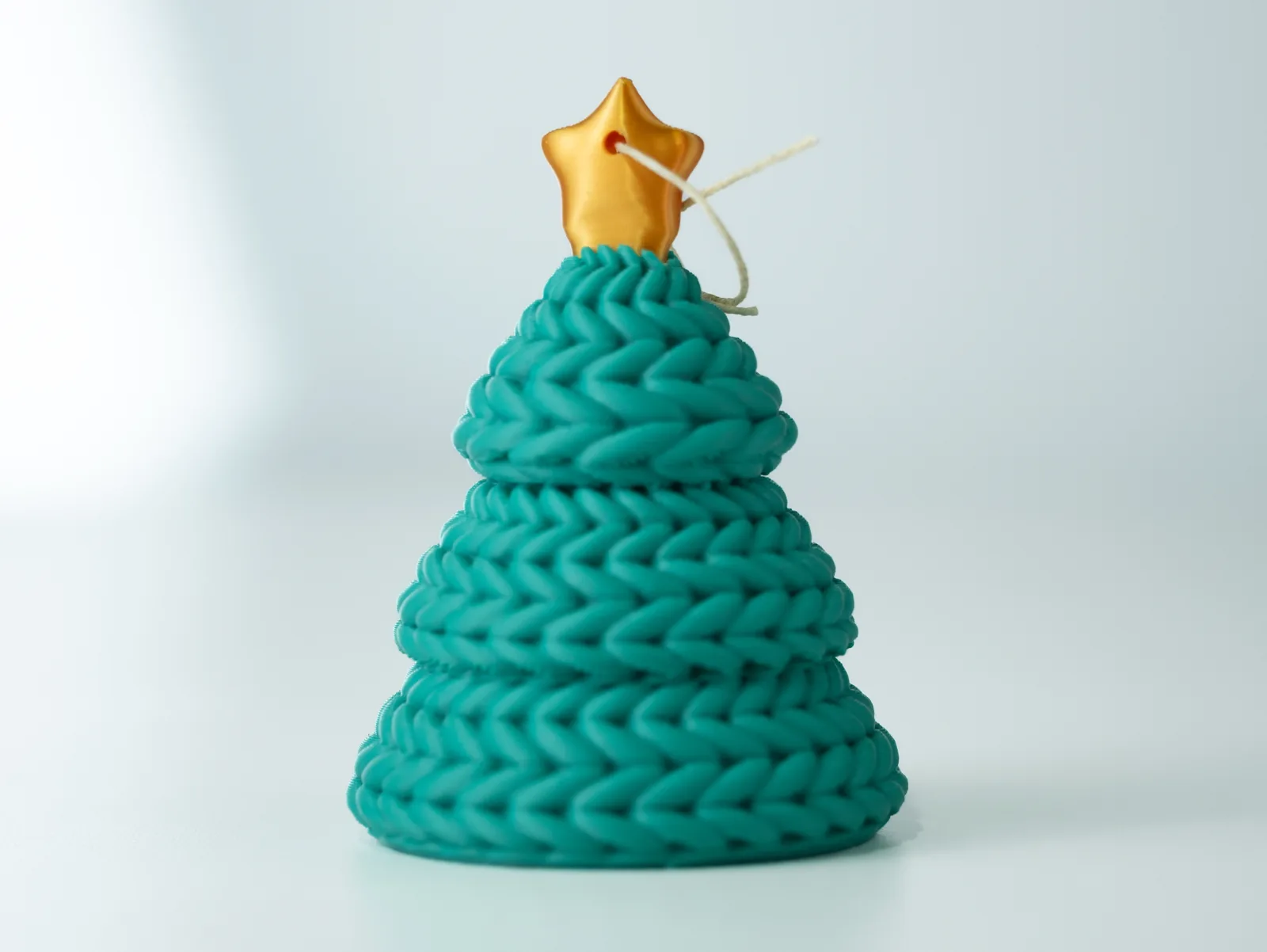 Arbolito de Navidad tejido colgante