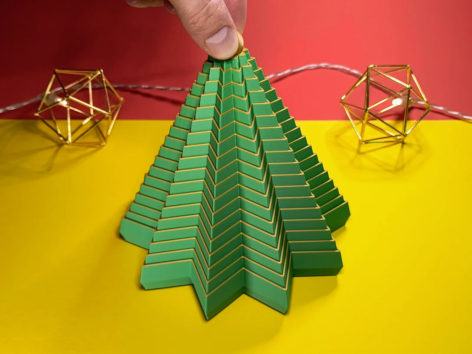 Arbolito navideño plegable pop-up