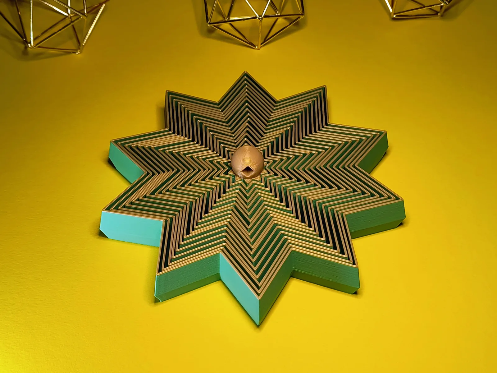 Arbolito navideño plegable pop-up impreso en 3D, foto 3