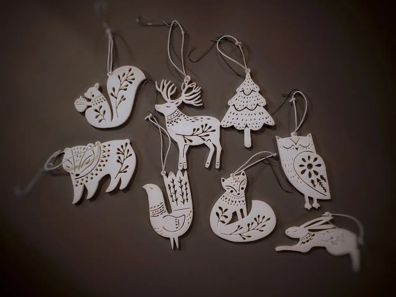 Nordic Animal Ornaments (Set of 8)