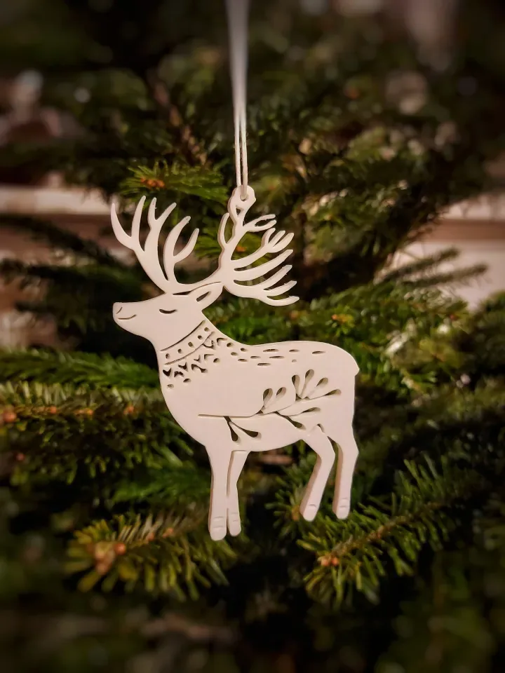 3D printed Nordic Animal Ornaments (Set of 8), photo 4