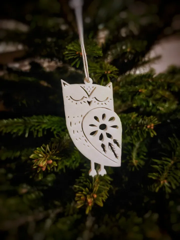 3D printed Nordic Animal Ornaments (Set of 8), photo 5