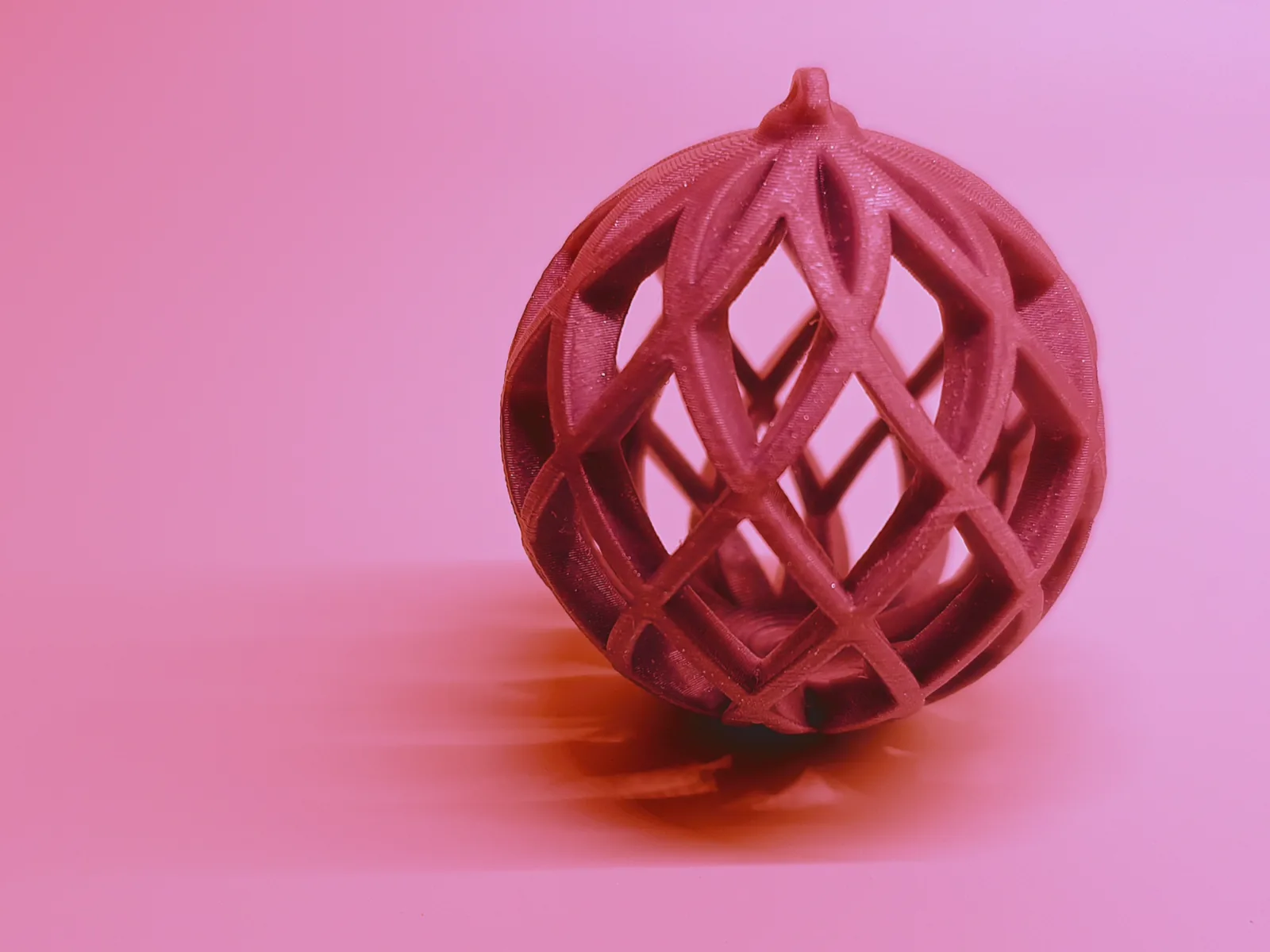 3D printed Set of 7 Lattice Baubles, photo 3