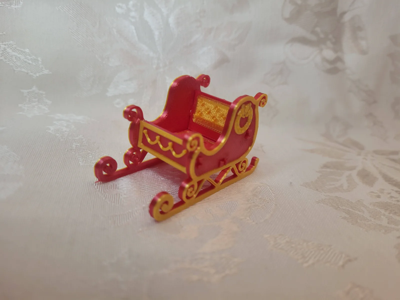 Trenó do Papai Noel para montar impresso em 3D, foto 3