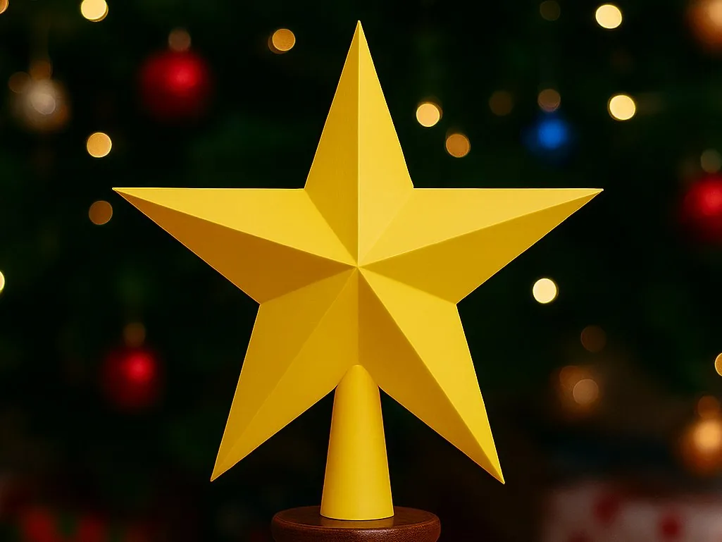 Estrella para la punta del árbol