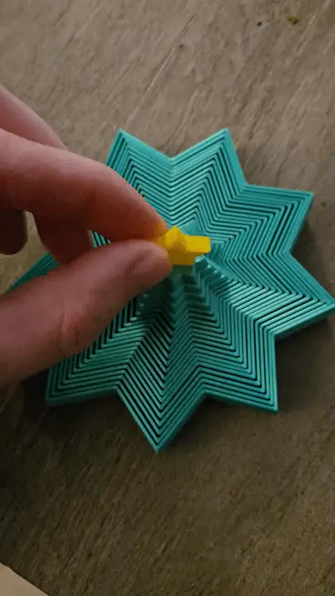 Árbol que se expande (fidget) impreso en 3D, foto 5