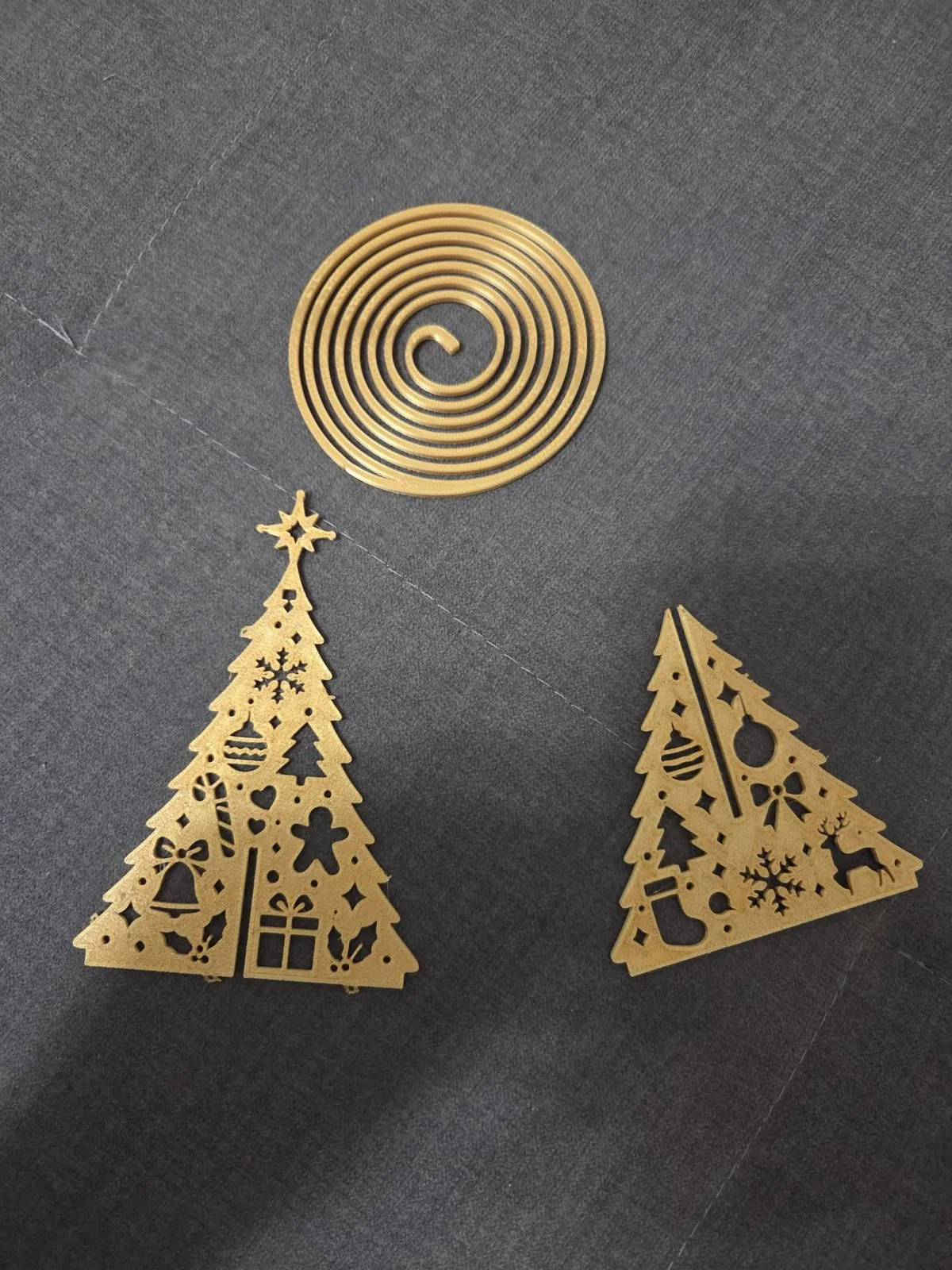 Tarjeta árbol de Navidad en espiral impreso en 3D, foto 5