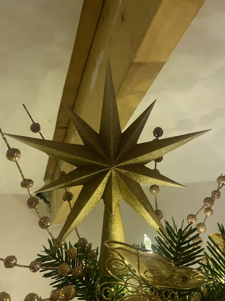 Ten-point Christmas tree star