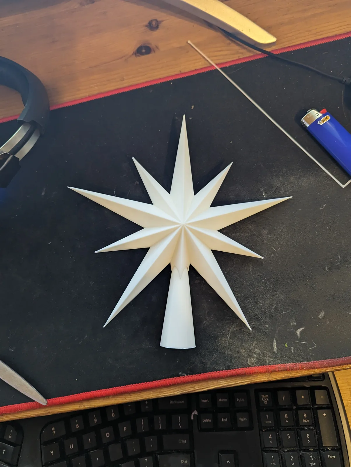 3D printed Ten-point Christmas tree star, photo 3