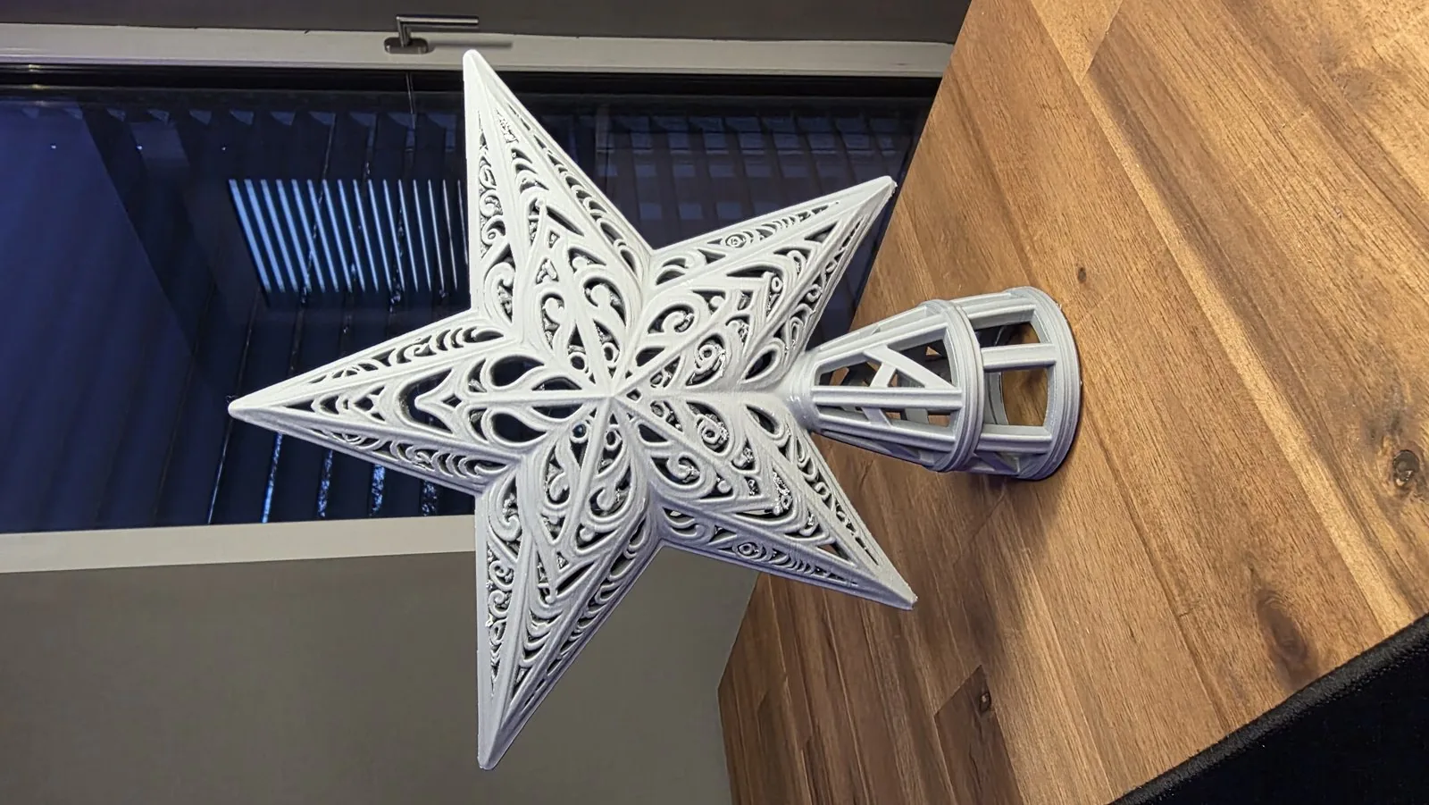 Estrella calada para el árbol impreso en 3D, foto 4