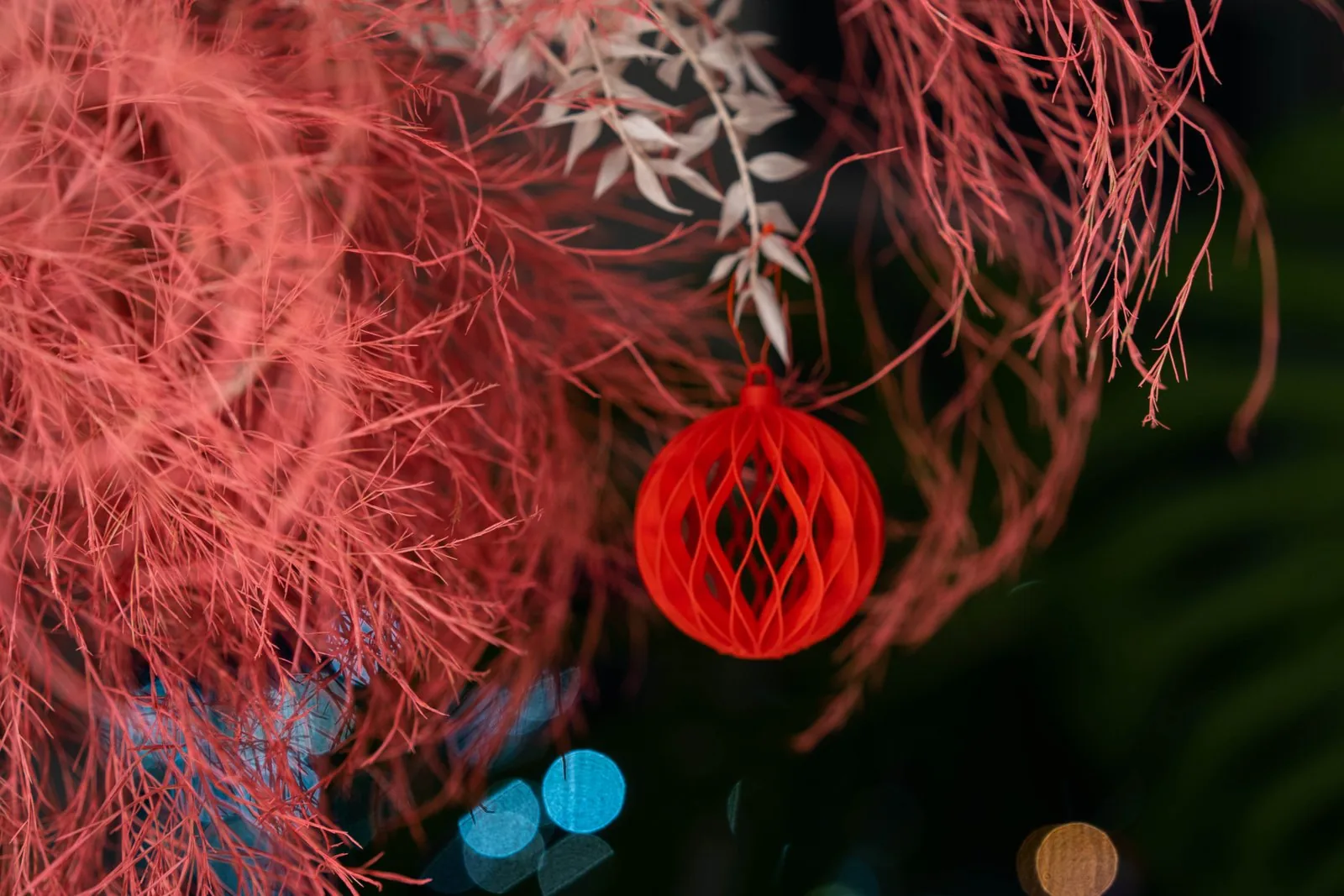 Esfera panal para el árbol impreso en 3D, foto 4