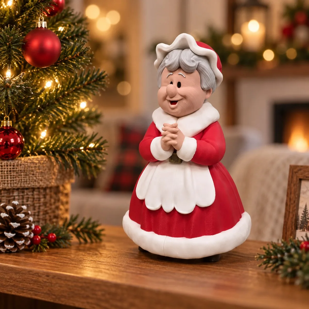 3D printed 21 cm Mrs. Claus to Assemble, photo 4