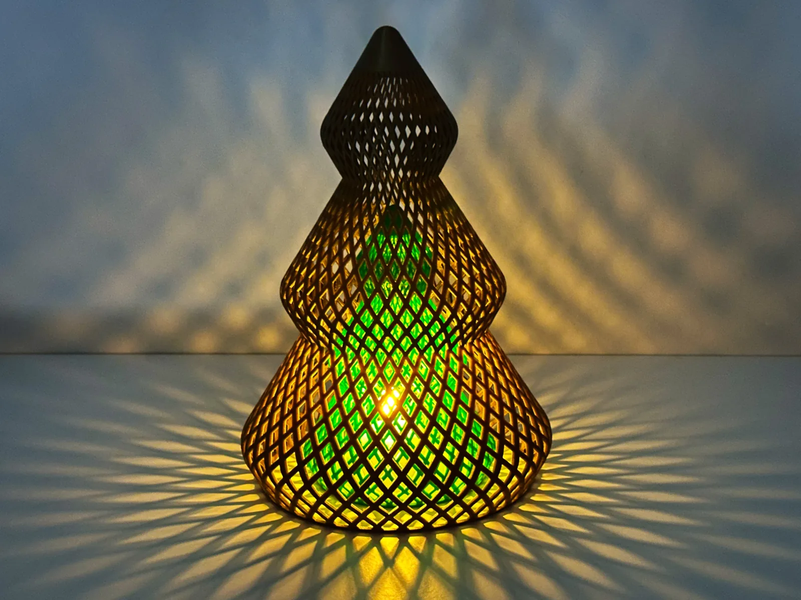 Árbol de malla impreso en 3D, foto 3