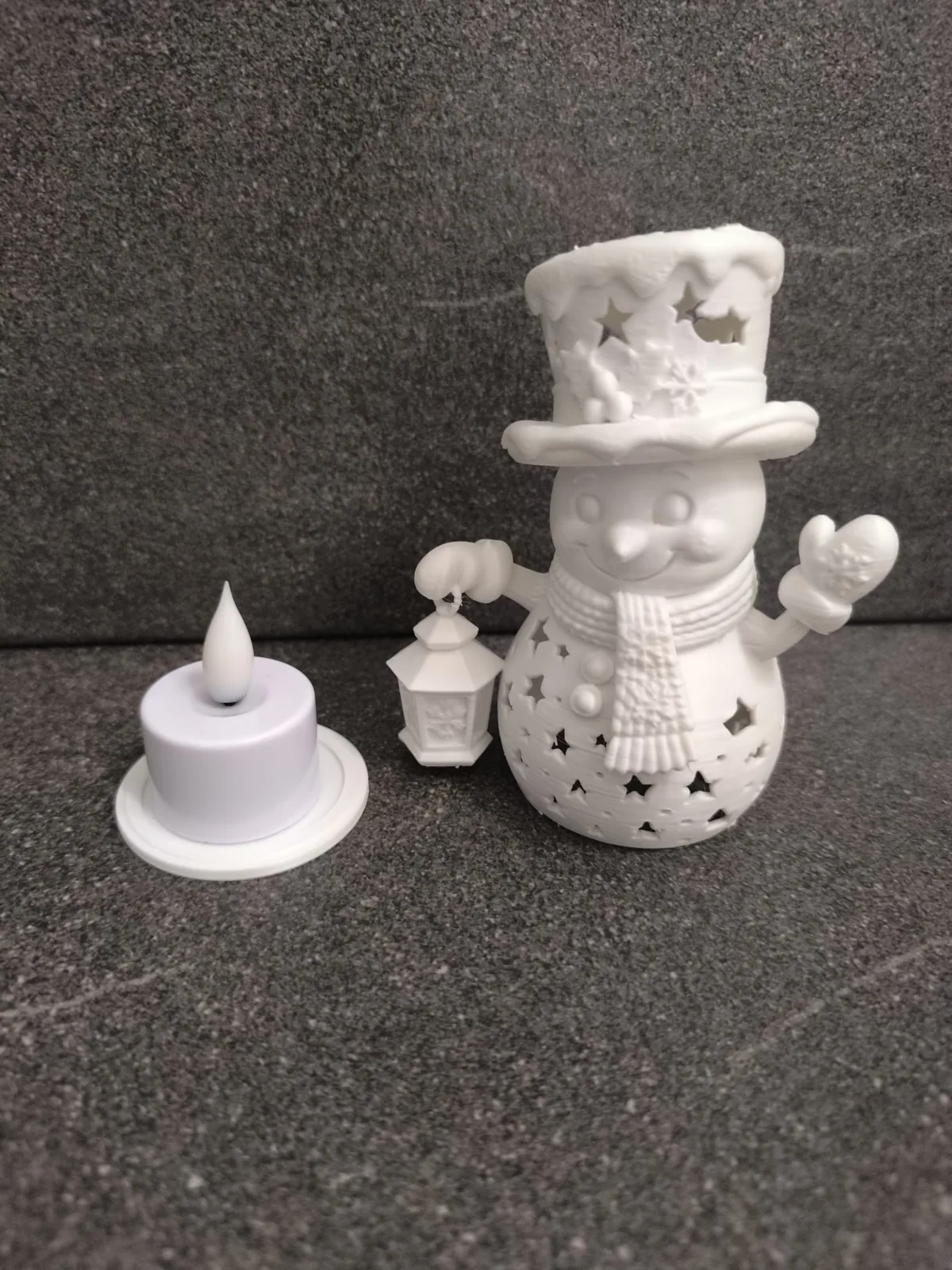 3D printed Glowing snowman, photo 5