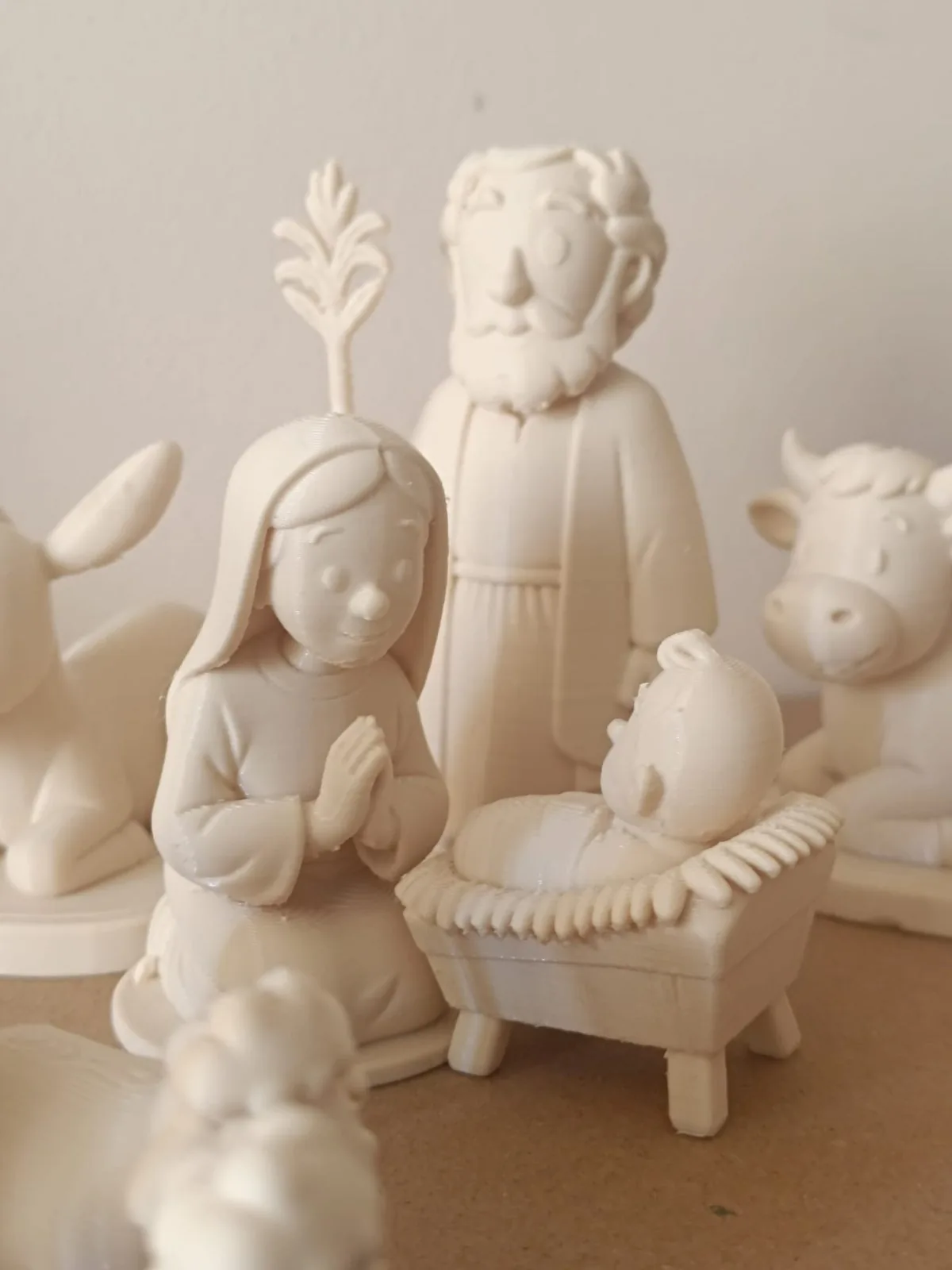 Pesebre clásico de figuras impreso en 3D, foto 3