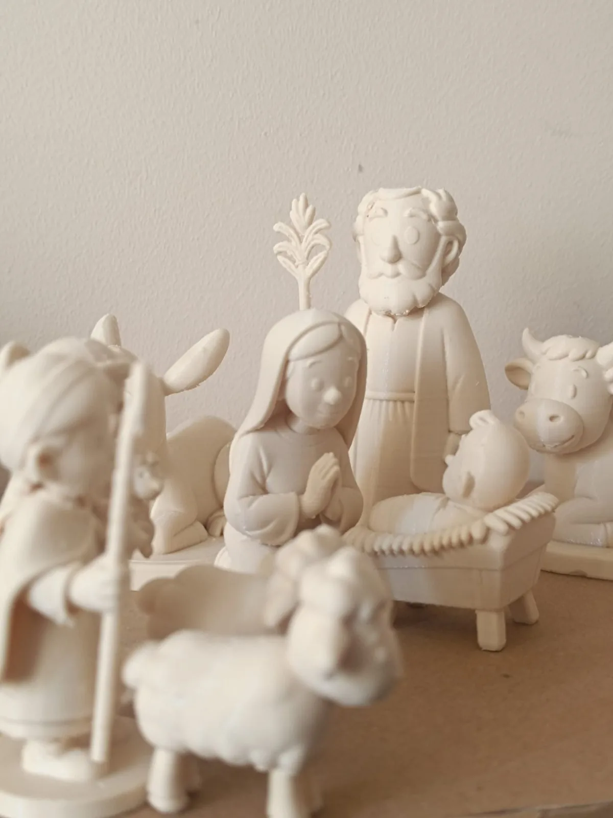 Pesebre clásico de figuras impreso en 3D, foto 4