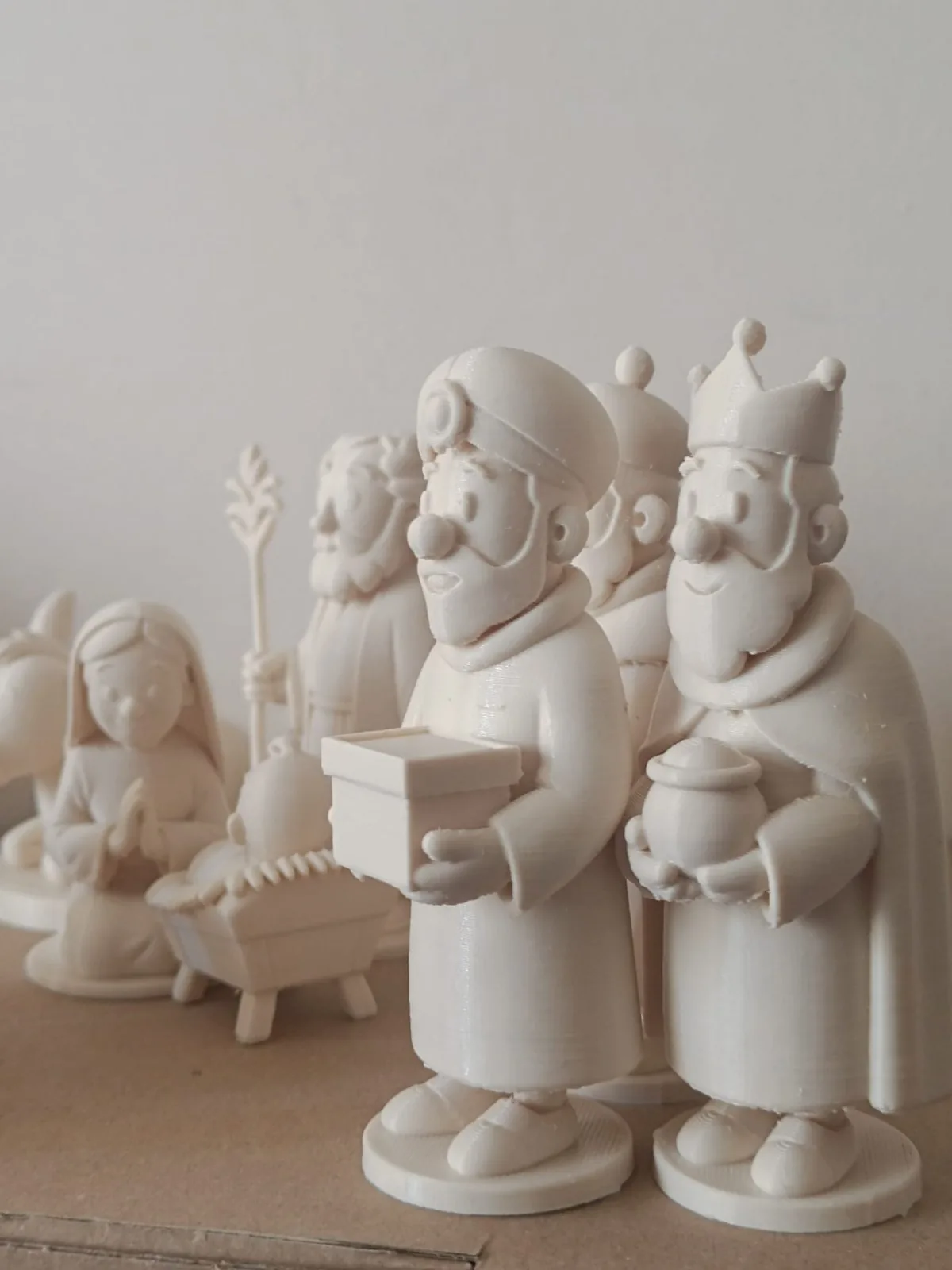 Pesebre clásico de figuras impreso en 3D, foto 5