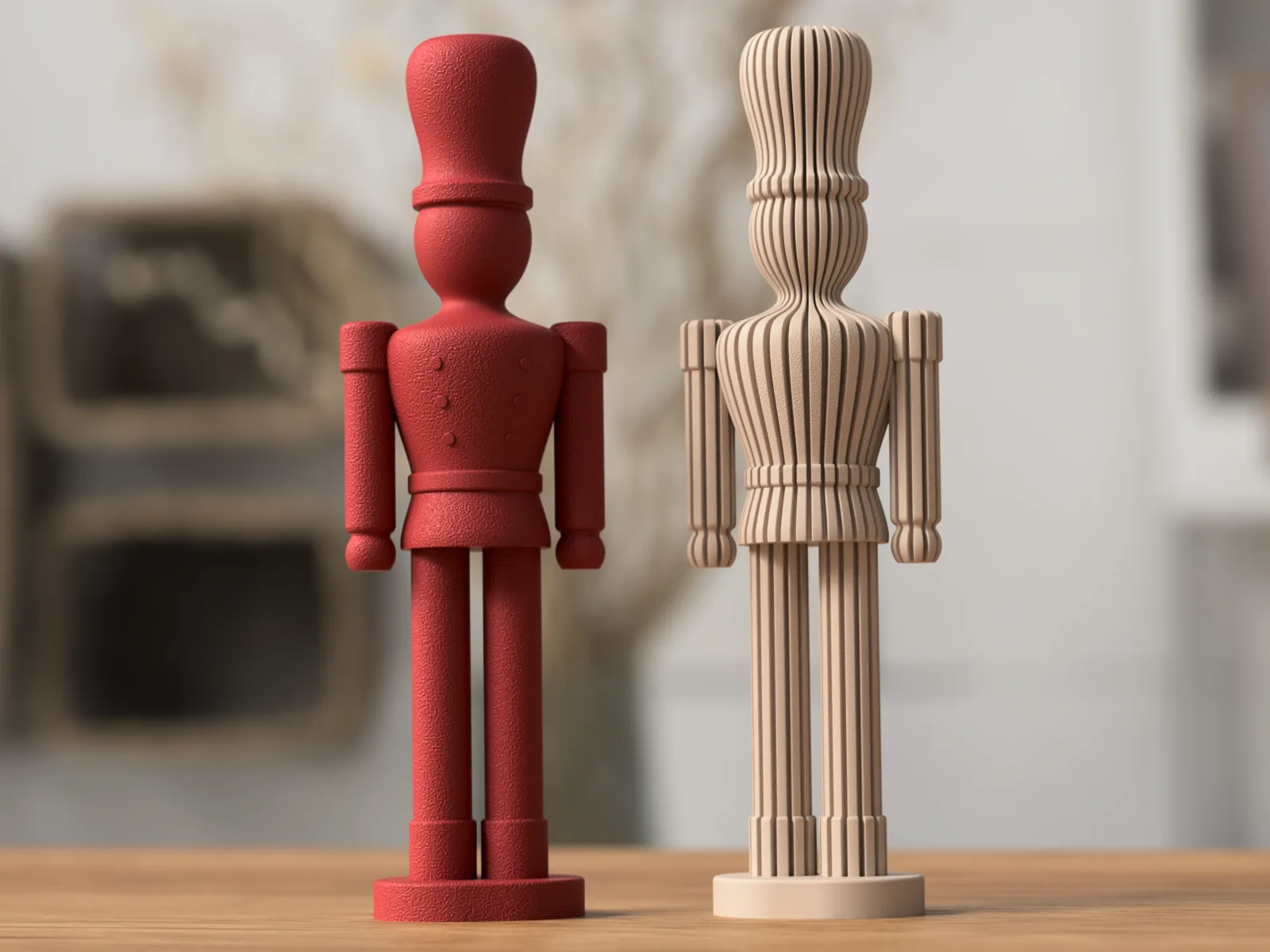 Cascanueces minimalista impreso en 3D, foto 2