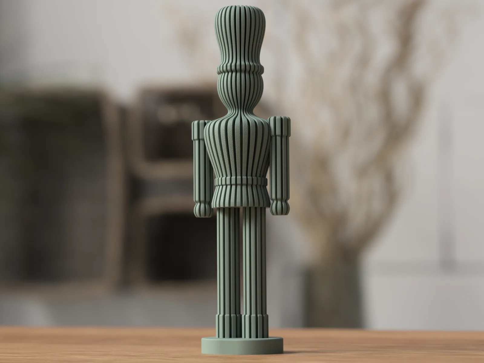 Cascanueces minimalista impreso en 3D, foto 3