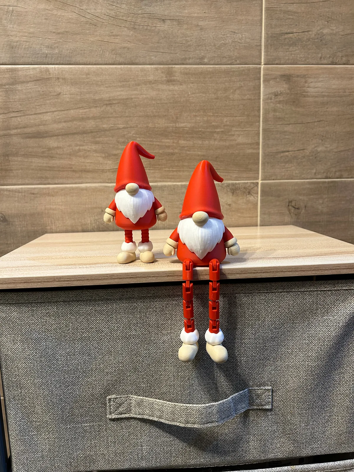 3D printed Nordic Christmas Gnome Pair, photo 3