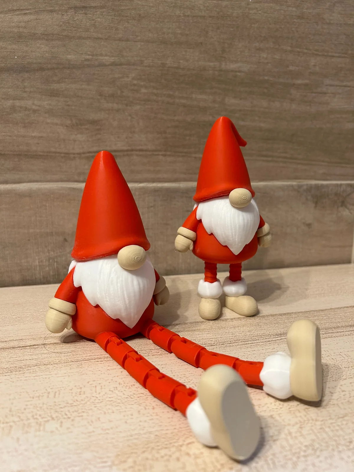 3D printed Nordic Christmas Gnome Pair, photo 4