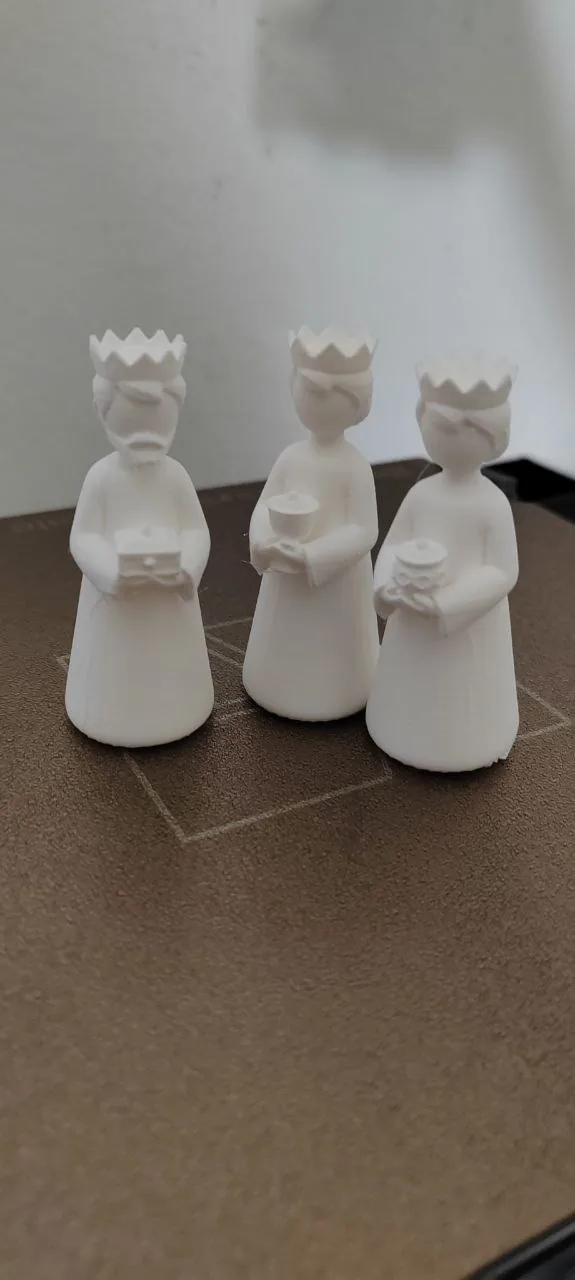 3D printed Minimalist Three Wise Men for the Nativity, photo 3