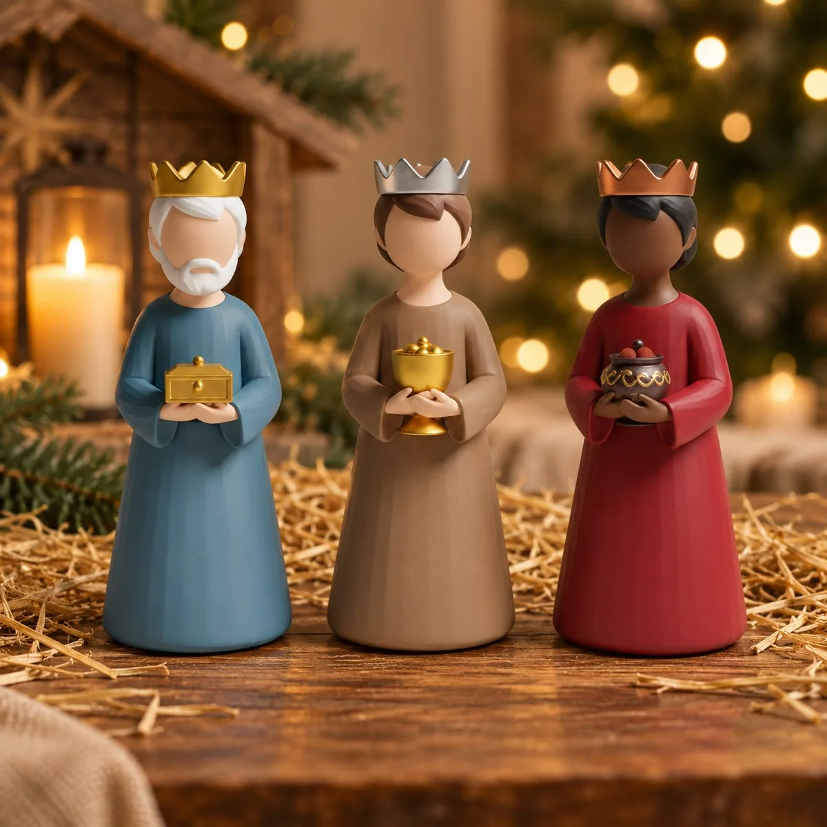 3D printed Minimalist Three Wise Men for the Nativity, photo 4