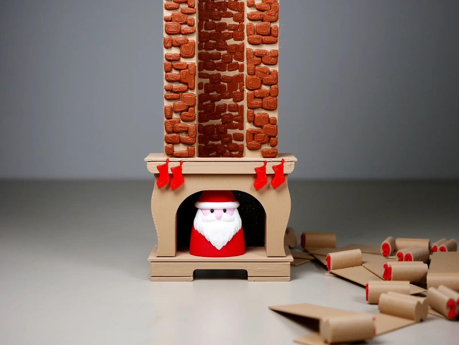 Santa Chimney Advent Calendar