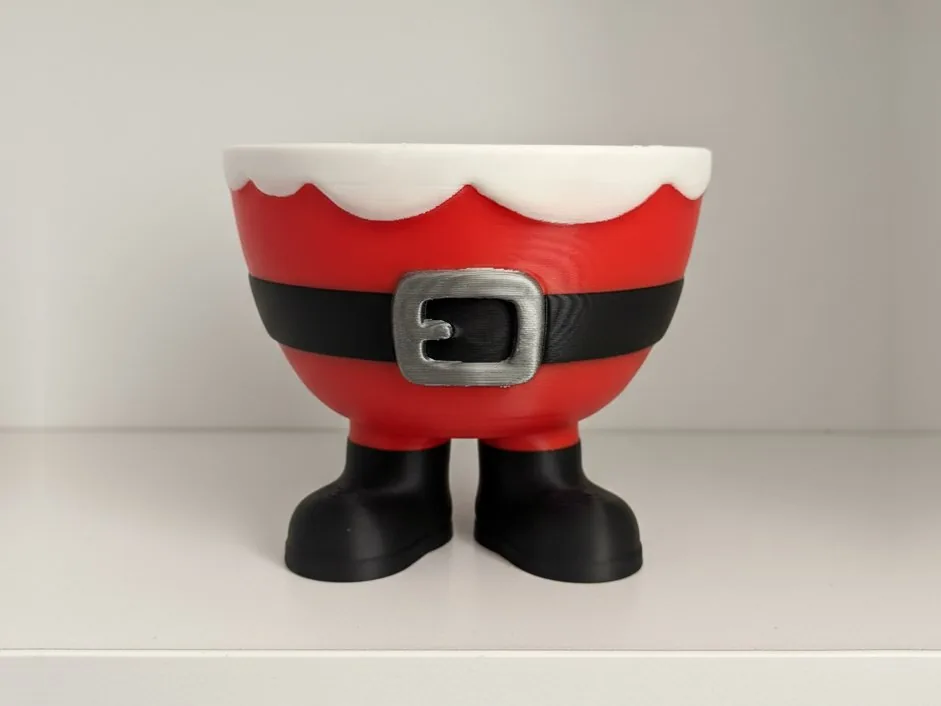 Bowl Papá Noel para galletas impreso en 3D, foto 4