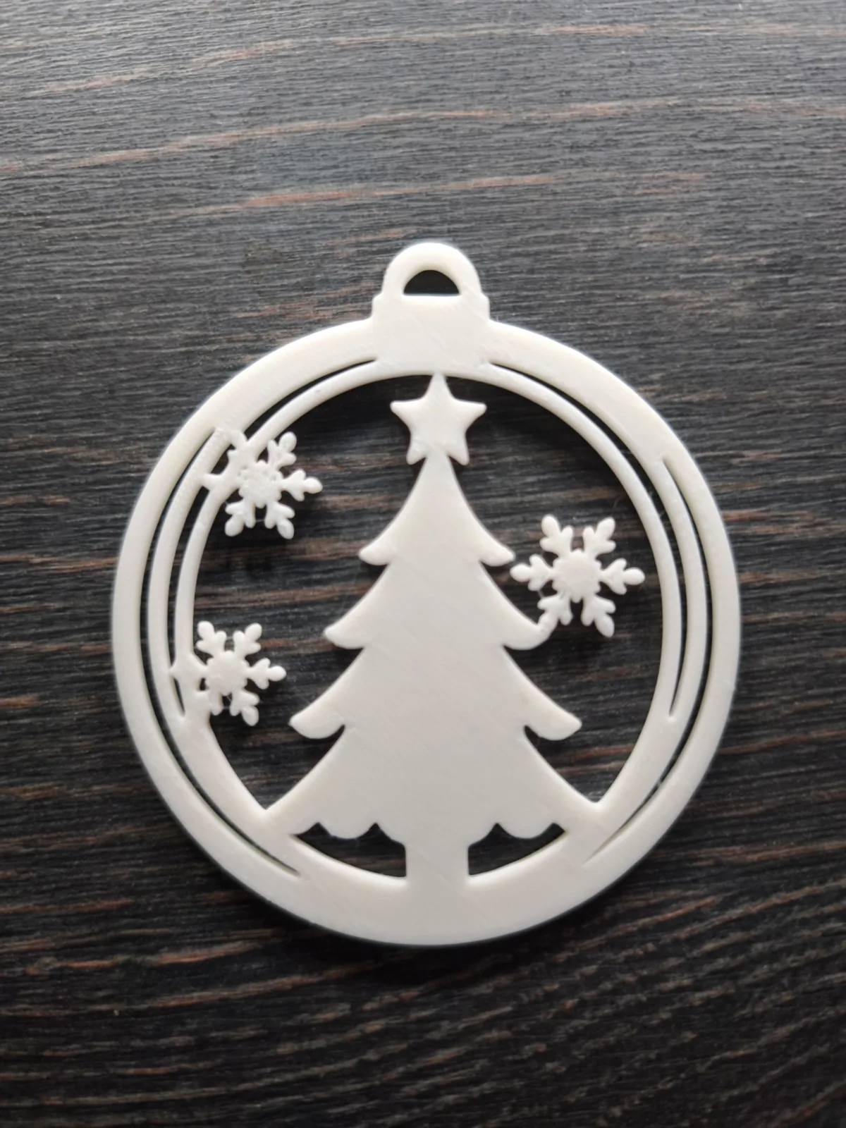 Kit de enfeites de Natal vazados para a árvore impresso em 3D, foto 3