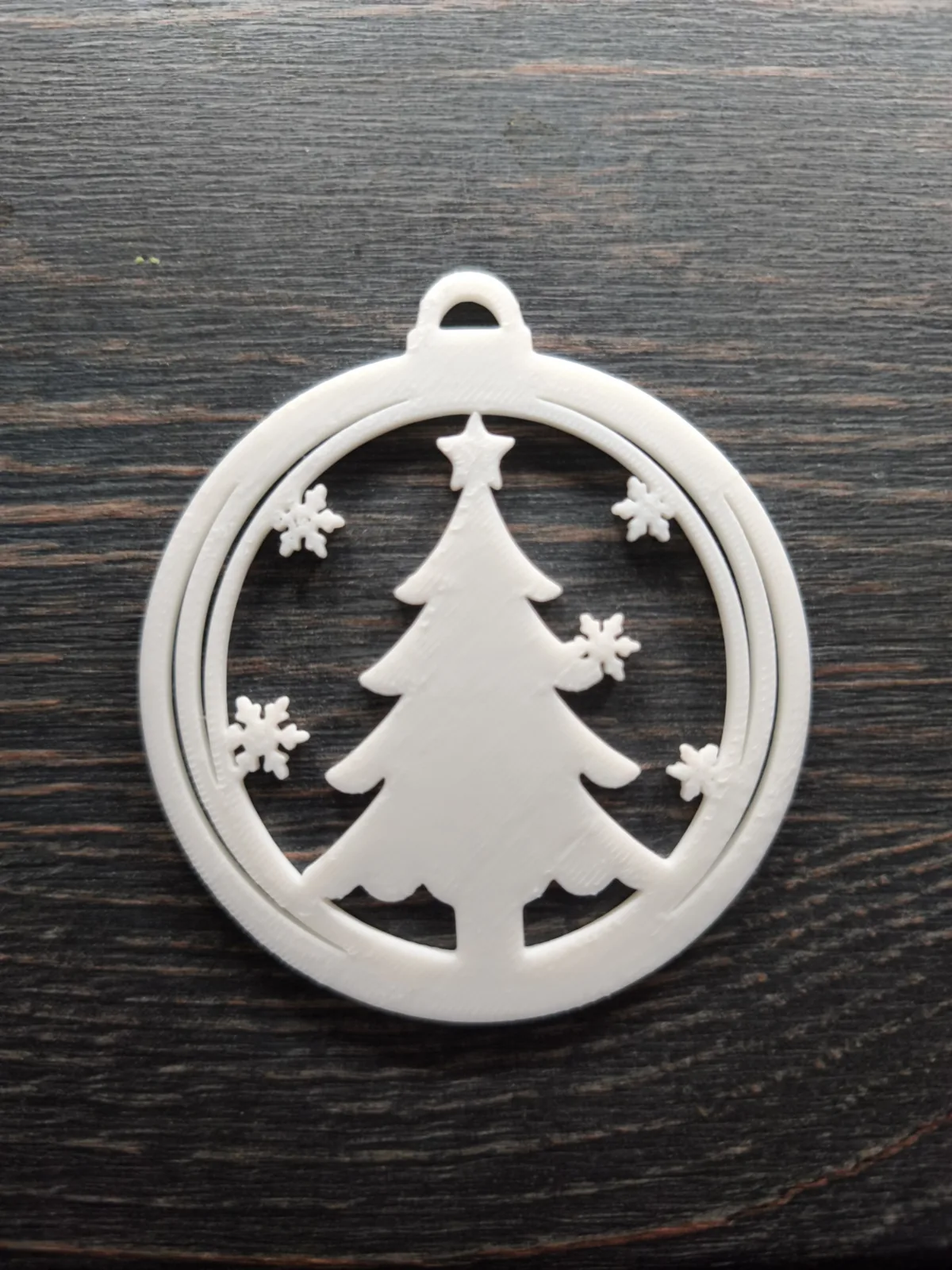 Kit de enfeites de Natal vazados para a árvore impresso em 3D, foto 4