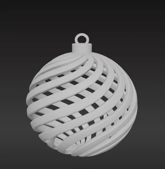 Esfera espiral impreso en 3D, foto 5