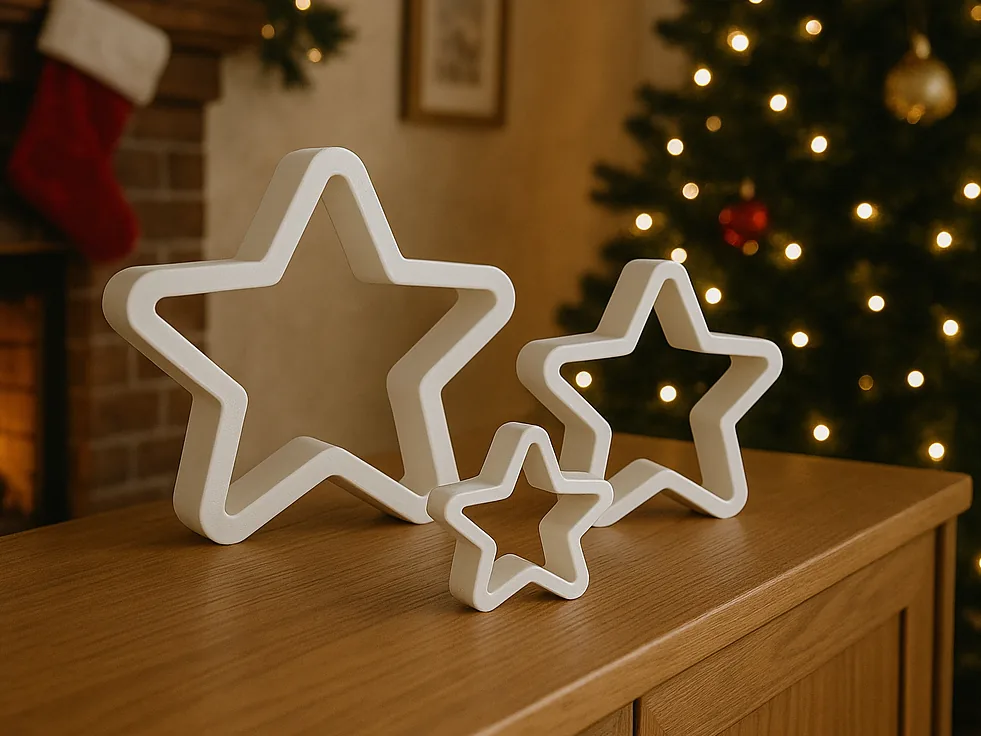 Set de 3 estrellas
