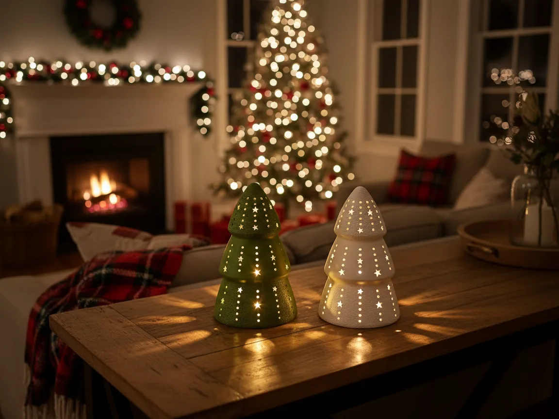 Árbol para vela LED impreso en 3D, foto 2