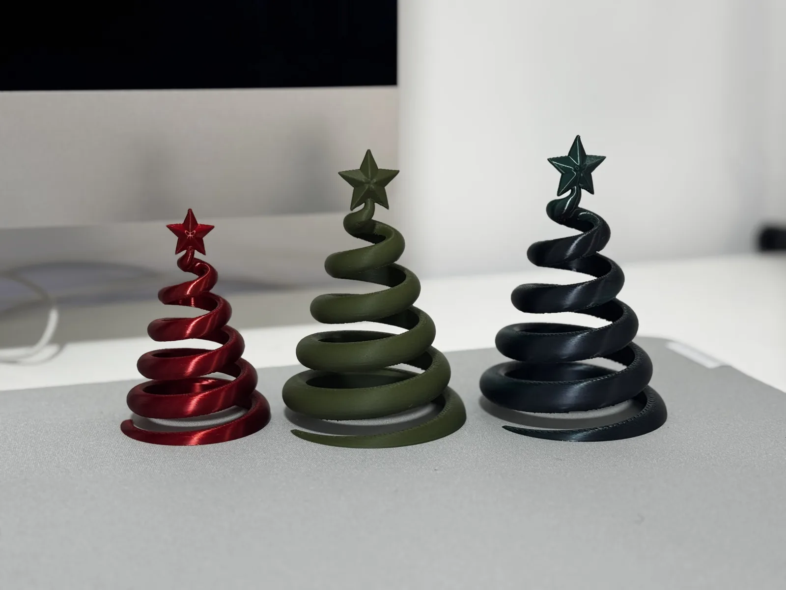 Árbol twist impreso en 3D, foto 3
