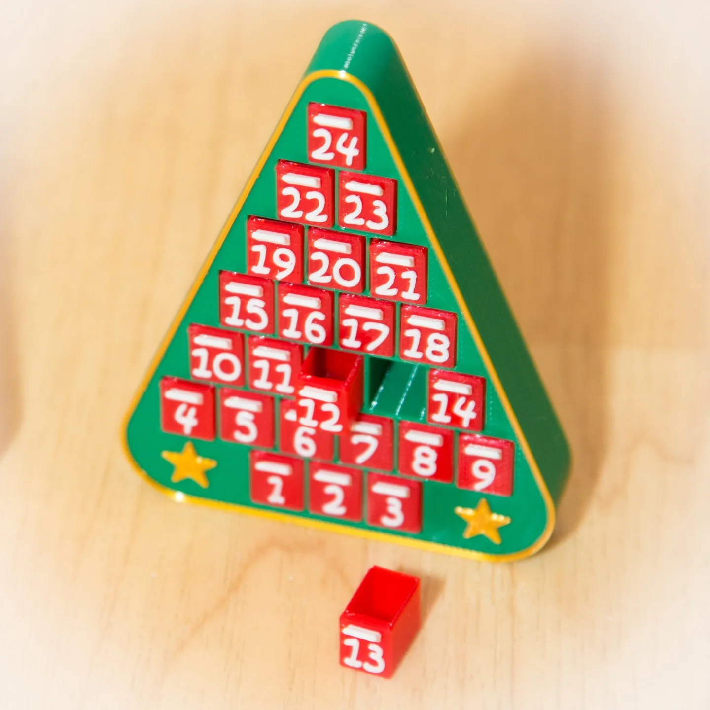 Calendario de adviento mini