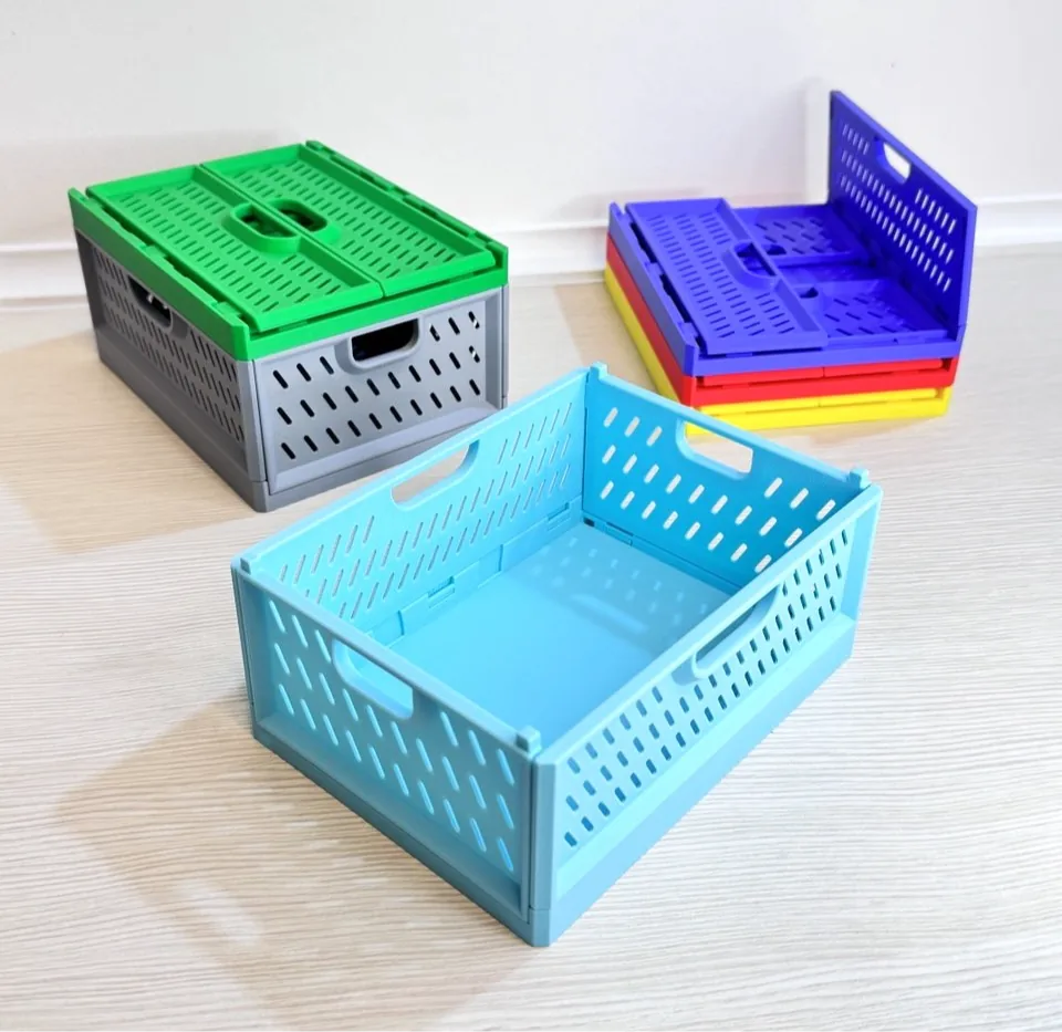 Caja plegable apilable impreso en 3D