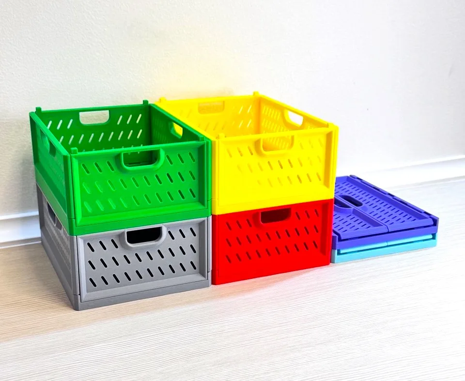 Caja plegable apilable impreso en 3D, foto 2